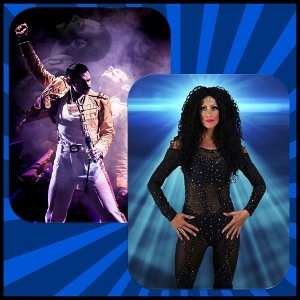 Freddie Mercury & Cher tribute | Data Thistle