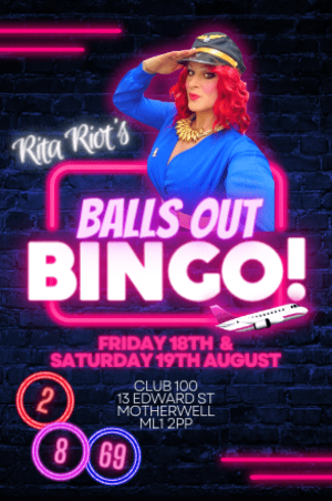 Rita Riot's Balls Out Bingo! - Drag Bingo | Data Thistle
