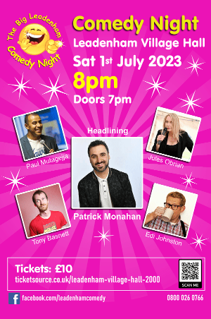 The Big Leadenham Comedy Night | Data Thistle