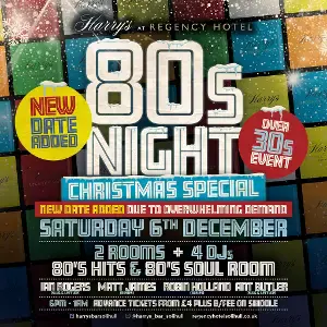 80s Night - Christmas Special - The Regency Hotel | Data Thistle