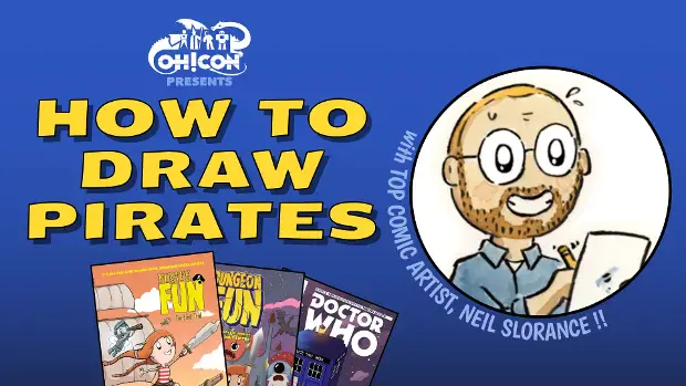 OH!CON Presents: How to draw pirates at Stornoway Library, Isle of Lewis