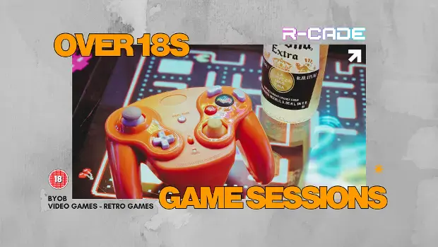 Session Over Game R-CADE Over's Gaming Sessions at R-CADE, Glasgow